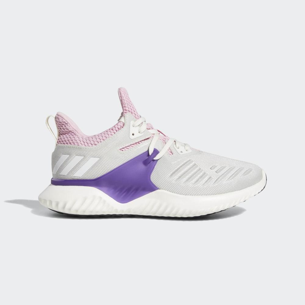 Adidas Girls' Alphabounce Beyond Running Shoes White/Pink Ireland F33984